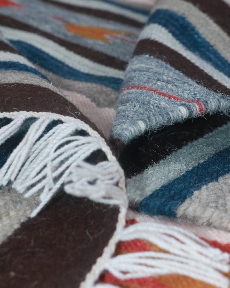 Zambia 5ft x 8ft Multi Coloured Pure Wool Traditional Carpet Azara Home