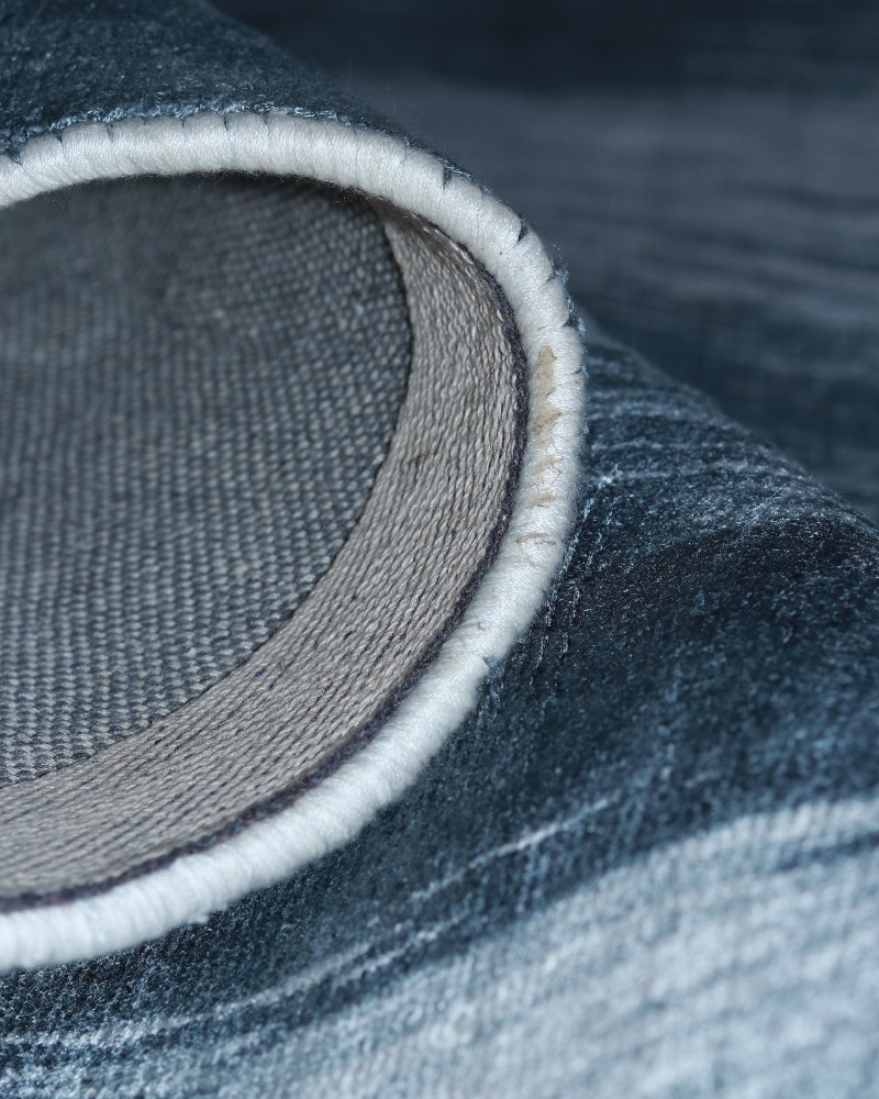 Rumpes 5ft x 8ft Abstract Printed Hand Woven Viscose Carpet Azara Home